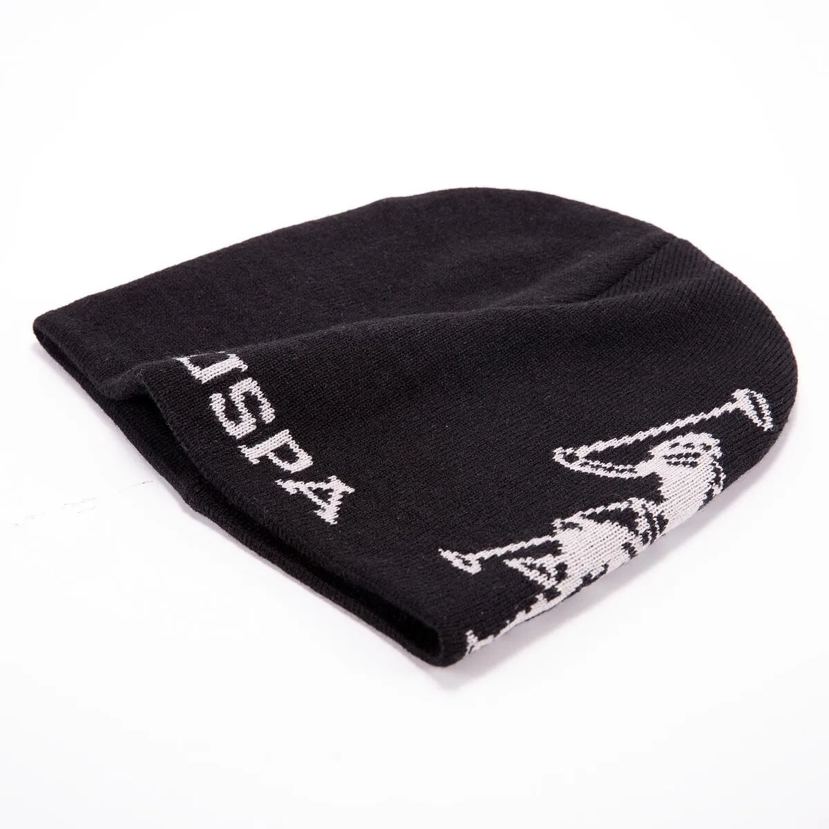 U.S. Polo Assn. Men And Women Double-sided Embroider Warm Knitted Hat Autumn Winter Fashion All-match Earmuff Head Woolen Hat