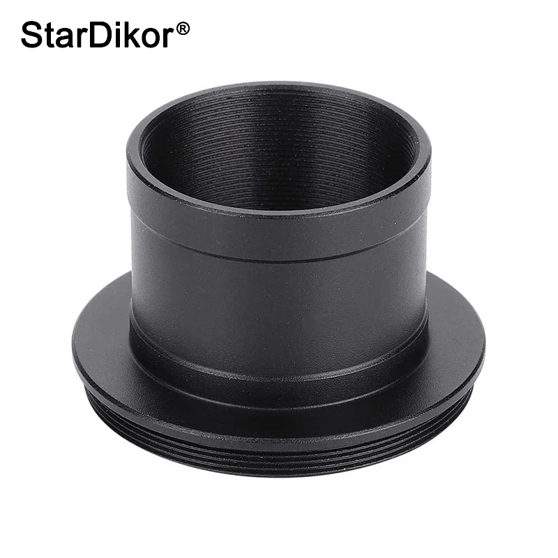 Interfejs StarDikor 1,25 cala do M42 * 0,75 mm akcesoria do teleskopu astronomicznego pierścień adapterowy adapter fotograficzny stop aluminium