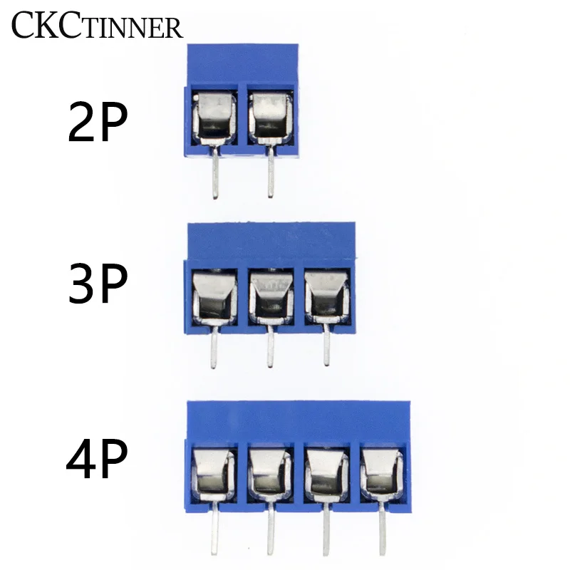 10pcs KF301-2P/KF301-3P KF301-5.0-2P KF301-5.0-3P KF301 5.08mm Plug-in Screw Connector