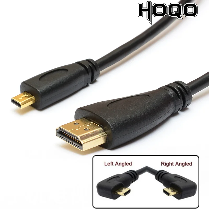 For SonyA7K/A7S2/A7M3/7SM27RM2 Micro HDMI-compatible Cabo 0.5 m 1.5m Left Right Angle cable