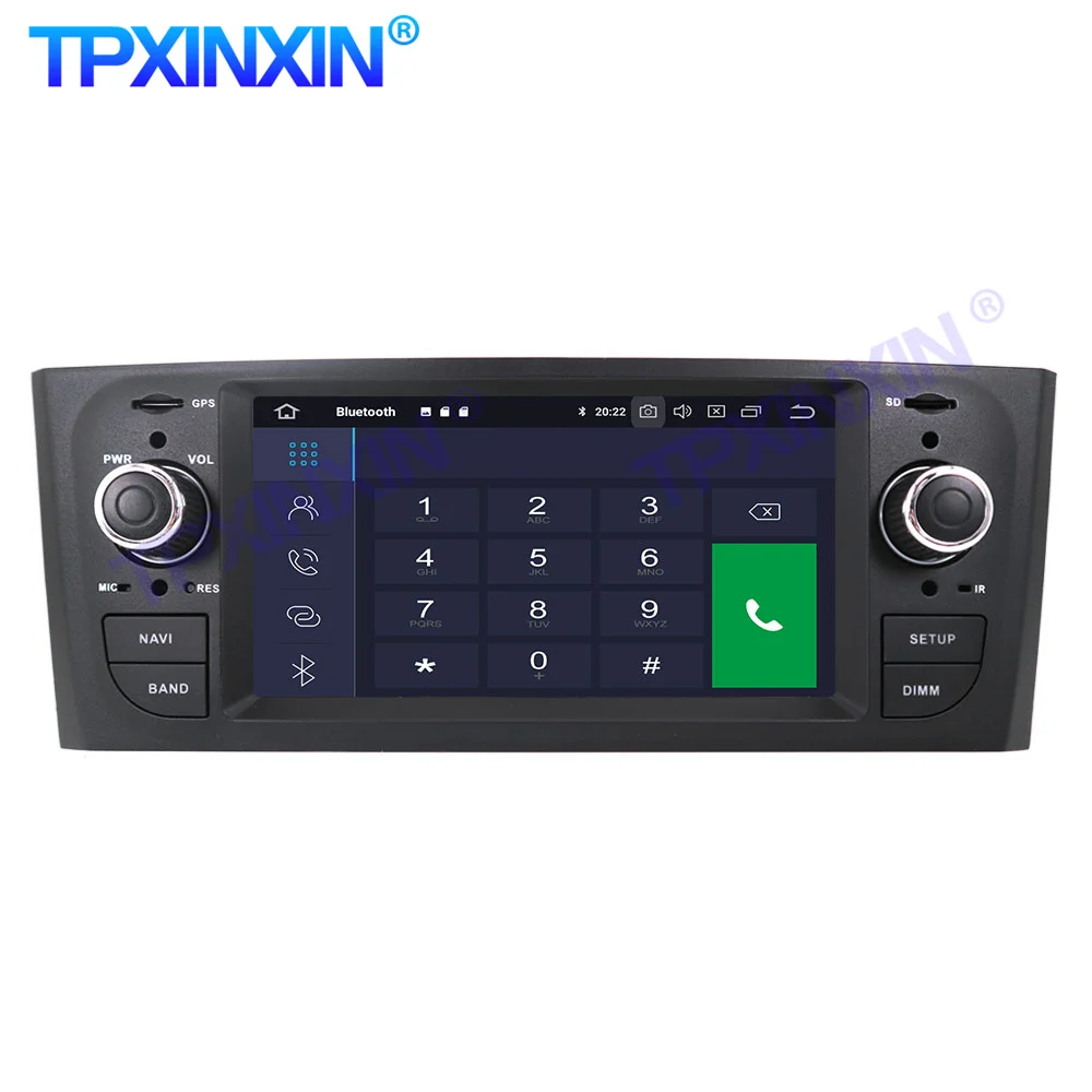 Android 10 PX6 Car Radio For Fiat Punto 2005 - 2009 Multimedia Video Recoder Player Navigation GPS Accessories Auto 2din no dvd