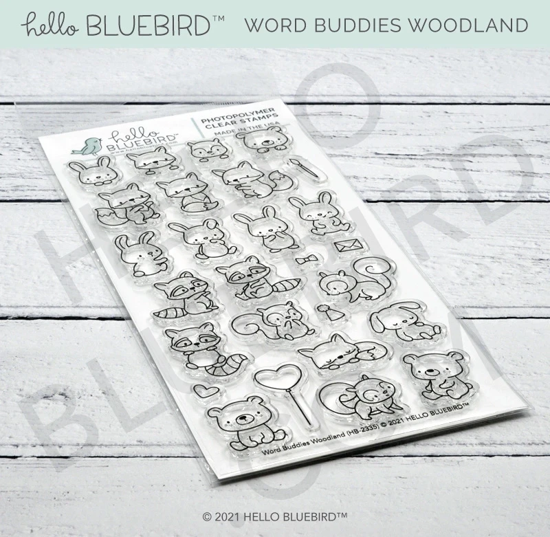 Word Buddies Woodland  Metal cutting dies cut die mold card Scrapbook paper craft knife mould blade punch stencils