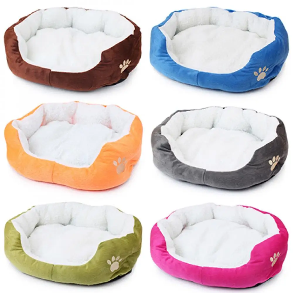 Fashion Comfortable Soft Pad Bed Washable Warm Cozy Dog House for Pet Soft Plush Nest Dog House Pet Cushion Mat Dog Supplies