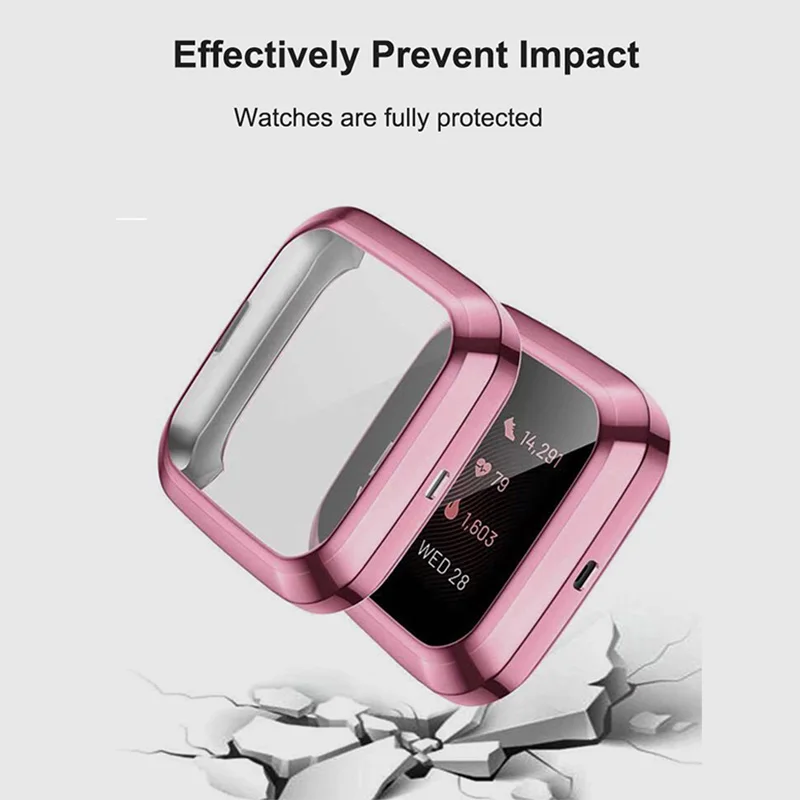 Dây Đeo Fitbit Versa 2 3 4 Nghĩa Lite Ban Nhạc Với Ốp Lưng TPU Bảo Vệ Màn Hình Ốp Lưng Cho Vòng Tay Kim Loại Cho versa Đồng Hồ
