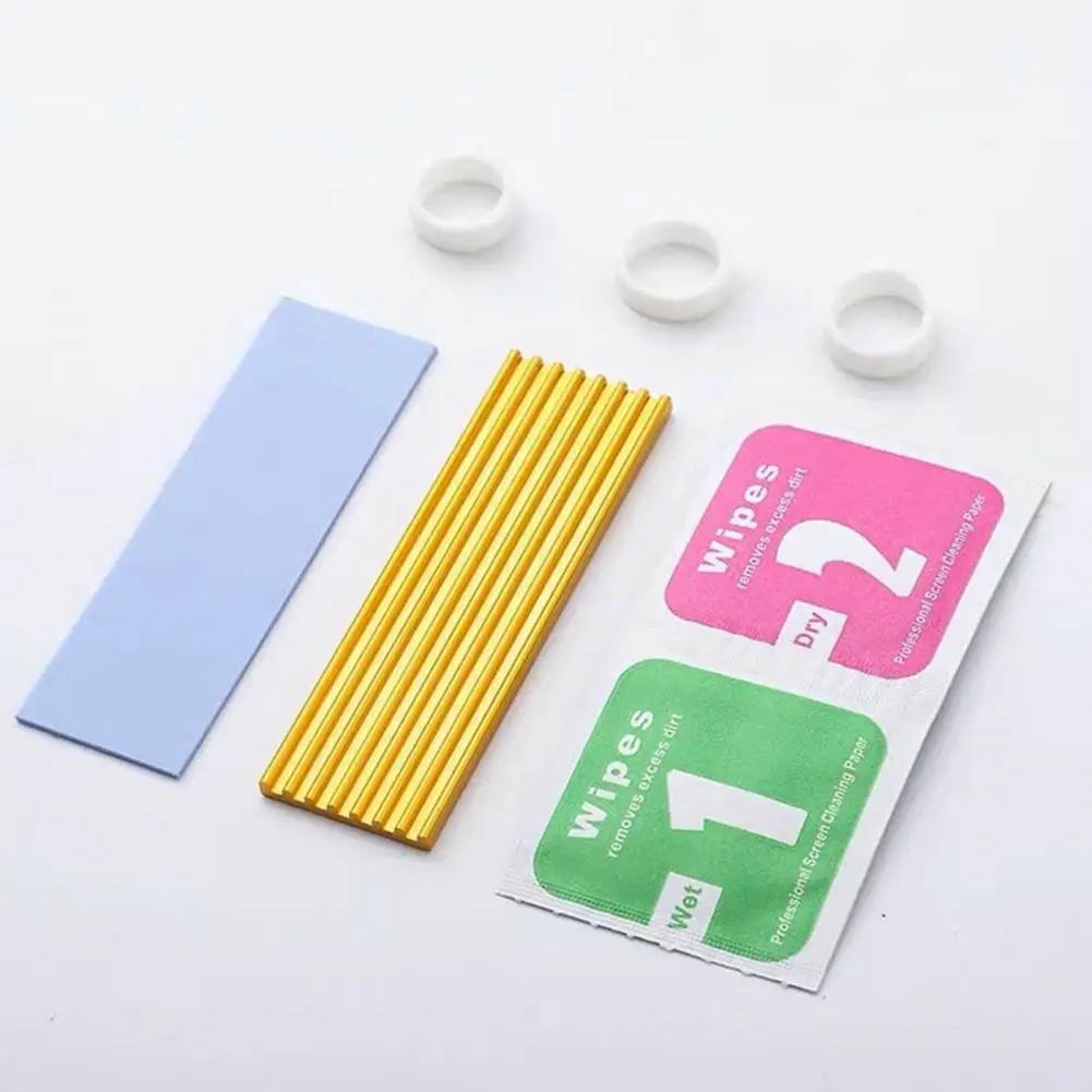 3/6mm Mini Solid Color Computer SSD Hard Disk Heatsink Heat Dissipation Radiator