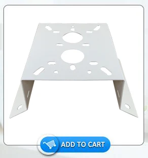 I-Type White Universal Monitoring Telescopic Bracket Bullet Security CCTV Camera Ceiling Mount Bracket Vertical Hoisting Support