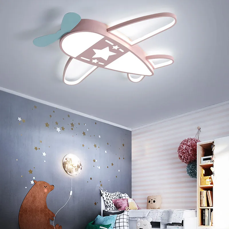 Imagem -05 - Led Crianças Quarto Ventilador de Teto com Luz do Quarto da Criança Lâmpada do Teto do Bebê Menina Menino Luminária Quarto das Crianças