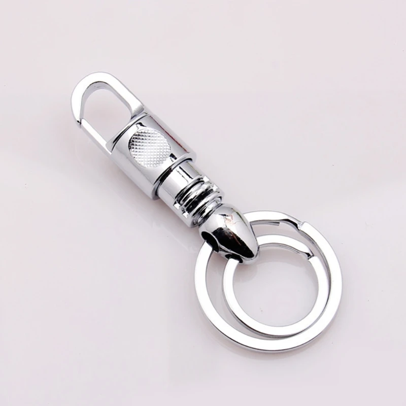 A70F Classic Split Key Ring Stainless Steel Keychain Durable Carabiners Clips Decoration Outdoor Applications Gifts