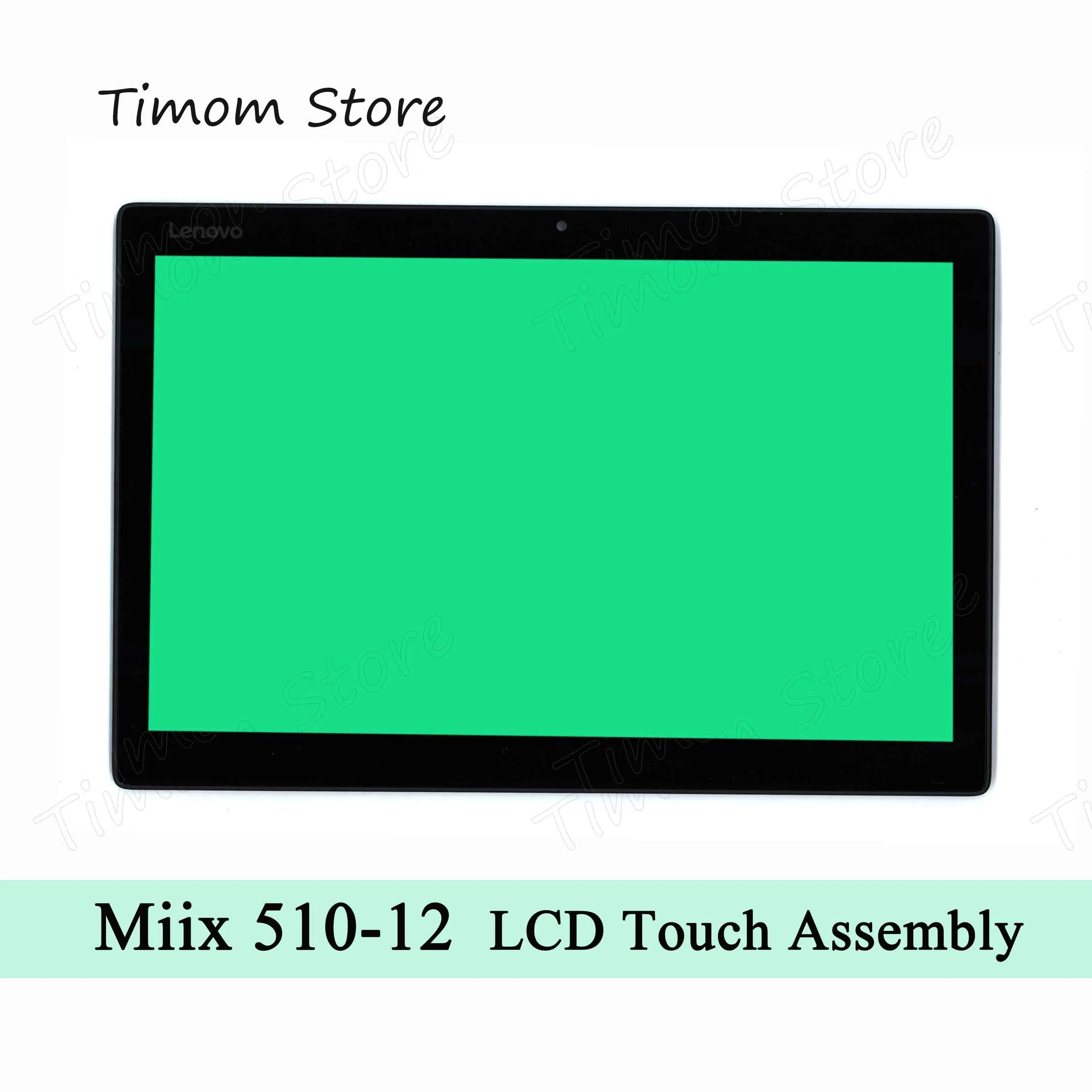 for Miix 510-12ISK Tablet 80U1 ideapad Miix 510-12IKB 80XE Series LED LCD TOUCH SCREEN Bezel 5D10M13938 5D10M42923 Miix 510 12