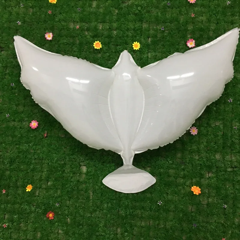 105CMx42CM White Dove Balloon for Wedding Decor and Peace Dove Aluminum Film Balloon Symbol Of Holiness Peace And Happiness