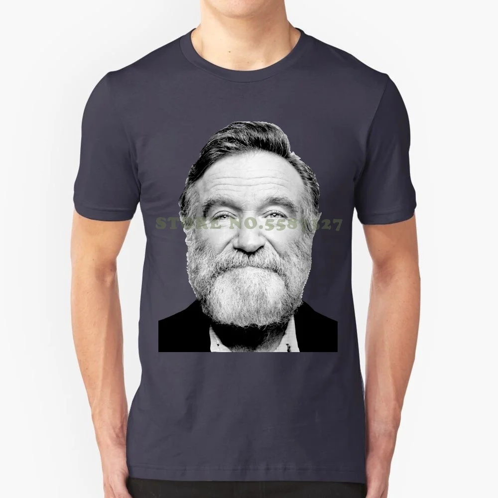 Tshirt Bandits Men's Robin Williams Rip T Shirt Summer Short Sleeve Shirts Tops S~3xl Big Size Cotton Tees