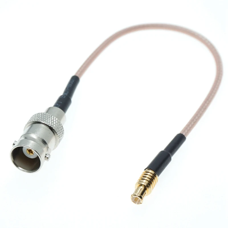 MCX male plug straight to BNC female RG316 cable jumper RF coax cable