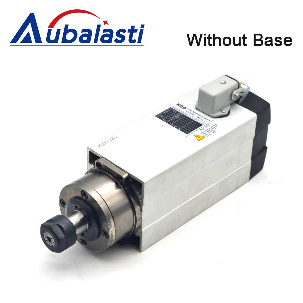 Aubalasti CNC Spindle 1.5kw 2.2kw 3kw Air Cooled Spindle Motor 220V 380V ER20 18000rpm GDF46-18Z For CNC Milling Router Machine