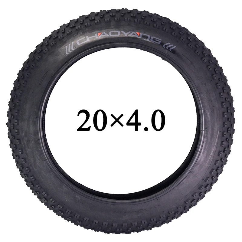 CHAOYANG 20×4.0 Bicycle Tire Electric Snowmobile Front Wheel Beach Fat Tire MTB Bicycle 20 inch 20PSI 140 KPA Fat Tire