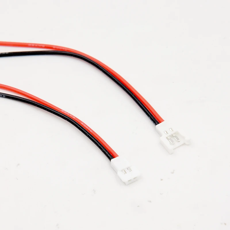 OliYin Lot 10 Paires Connecteurs Molex 51005/51006 2 Mm 1S – Câbles Silicone 22AWG 10 Cm Pour Batterie LiPo RC