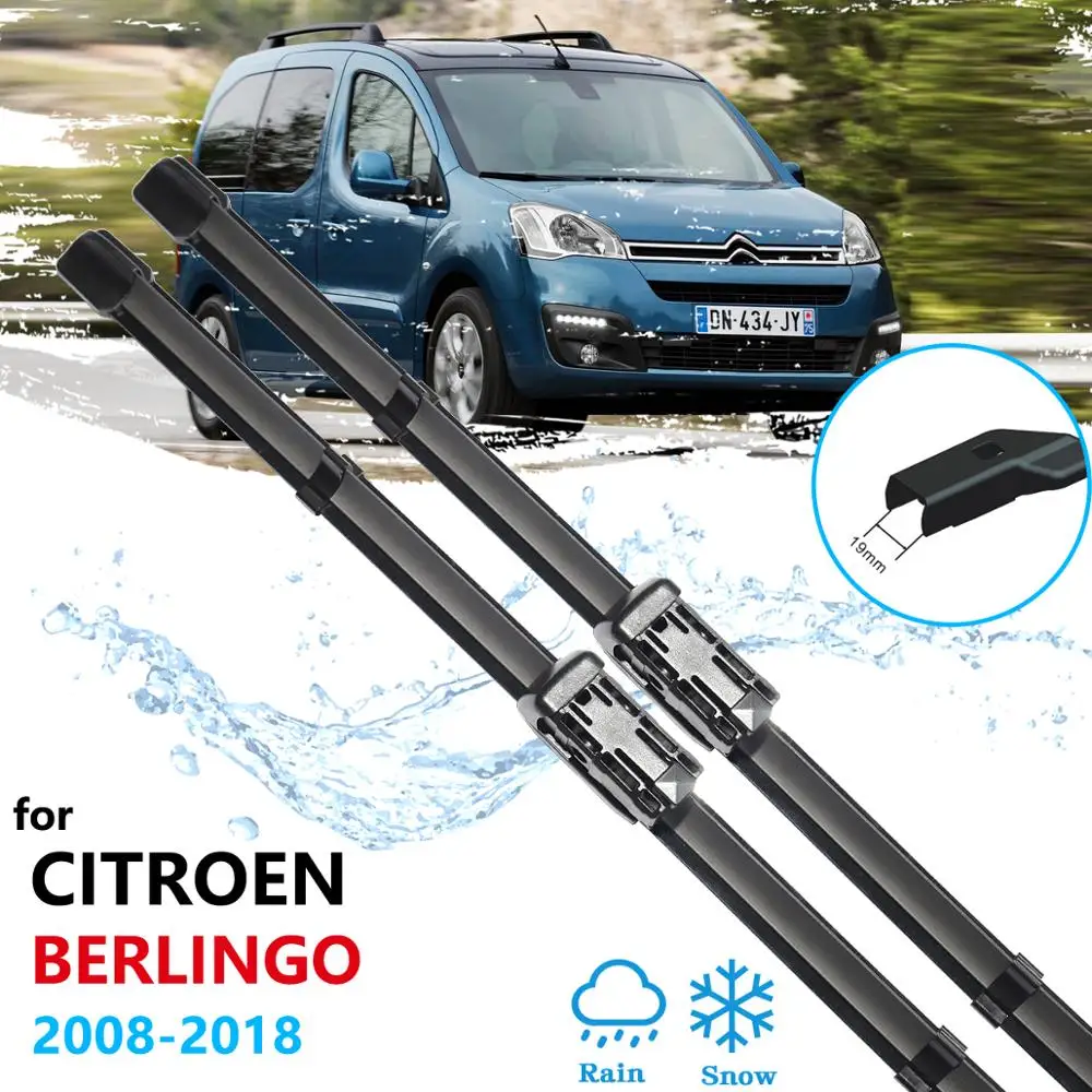 

Car Wiper Blades for Citroen Berlingo 2008~2018 B9 Front Windscreen Wipers Car Accessories 2011 2012 2013 2014 2015 2016 2017