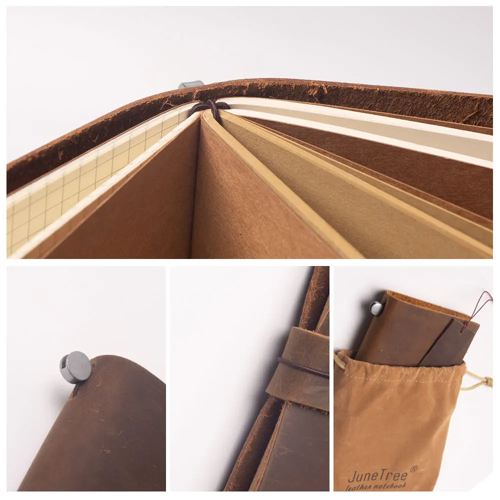 2pcs set Handmade Leather Notebook Accessory Core Fastener Metal Lead Seal Bean Vintage And Creative for diary journay