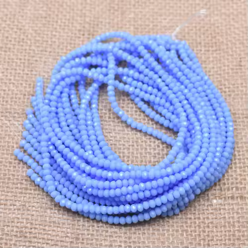 Yanqi 2 3 4mm Rondell Austria Faceted Crystal Beads Round Glass Beads Loose Spacer Beads for Jewelry Making DIY - Image 16