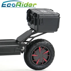 E4-9 Rear Tail Storage Box Trunk For Electric E Scooter Waterproof Big Space Metal Material Mini Accessories Spare Parts Best