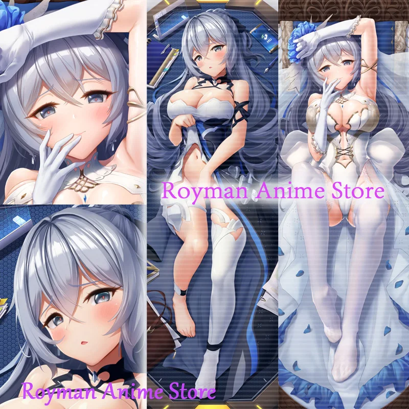 

Dakimakura Anime Bronya Zaychik Honkai Impact 3 Double Sided Print Life-size Body Pillow Cover