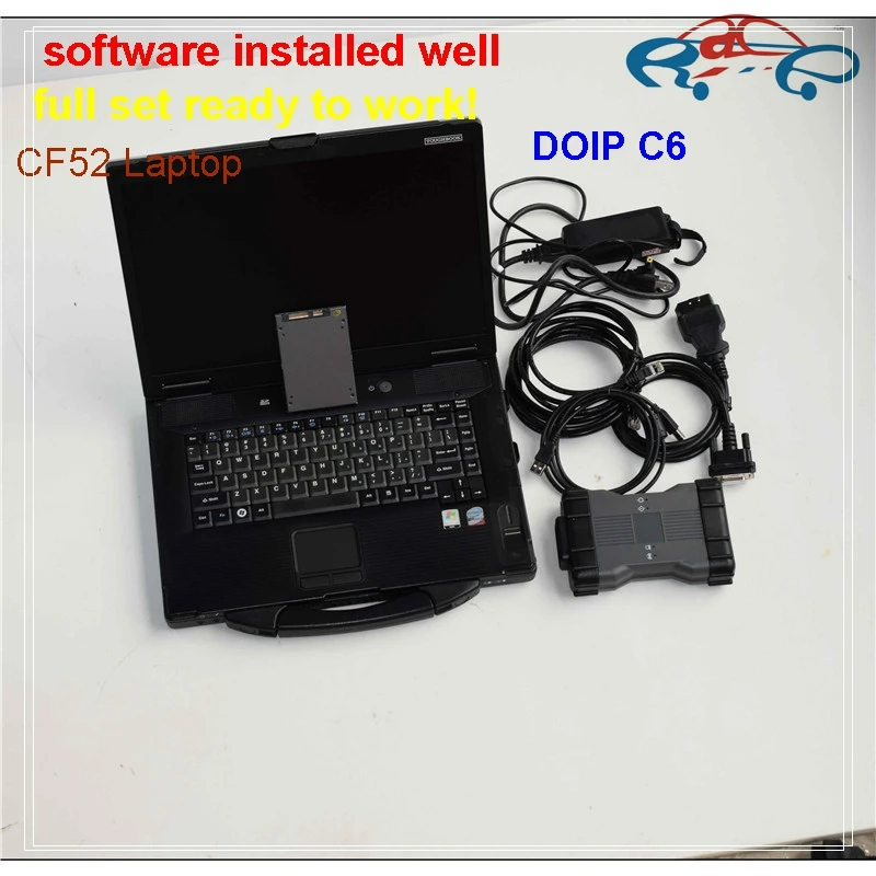 

Super MB Star Diagnostic MB Star C6 Compact SD C6 with 2023.12v ssd software with CF-52 Laptop 4G WIFI Star c6 DOIP VCI Scanner