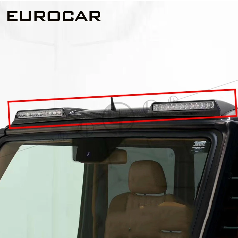 

Carbon fiber g wagon B850 style w463 roof spoiler for g63 g65 g500 g55 B850 roof light bar