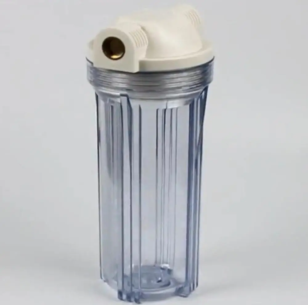 10 inches standard Water Filter Parts filter housing transparent bottle 3/4\