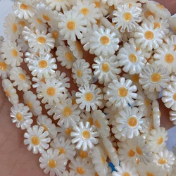 Natural Mother of Pearl Shell Little Daisy Beads For Jewelry Making Fashion DIY Necklace bracelets Accessories
