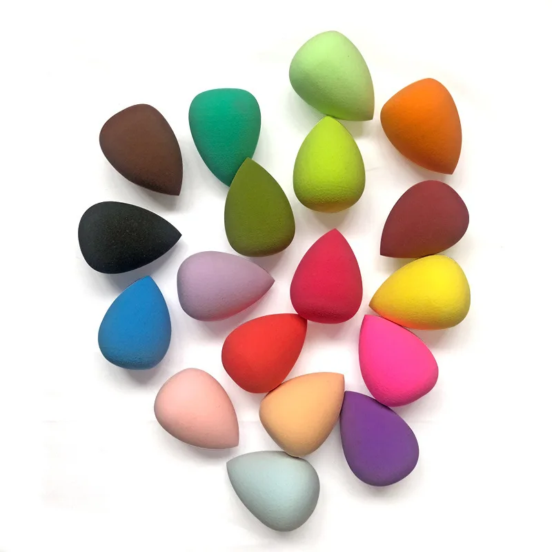 Miracle 1pcs Makeup Sponge Powder Puff Dry and Wet Combined Beauty Makeup Ball Gourd Powder Puff Bevel Cut Make Up Sponge Tools