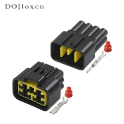 1/5/10/20/50/Sets 8 Pin Furukawa 2.3 MM Electric Black Plug Automotive Waterproof Male Female Connector FW-C-8F-B FW-C-8M-B