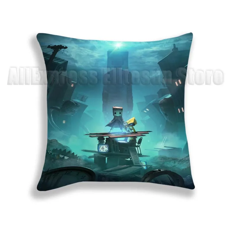 Little Nightmares 2 Pillow Case 45CM Pillow Inner Is Not Included Boys Girls Kids Cartoon Anime Toys Gift New Arrival