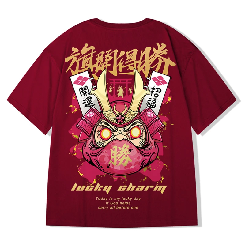 Lyprerazy Chinese Style Short Sleeve Men Tshirt Summer Hip Hop Streetwear Clothing Lovers Print Oversized Tshirts