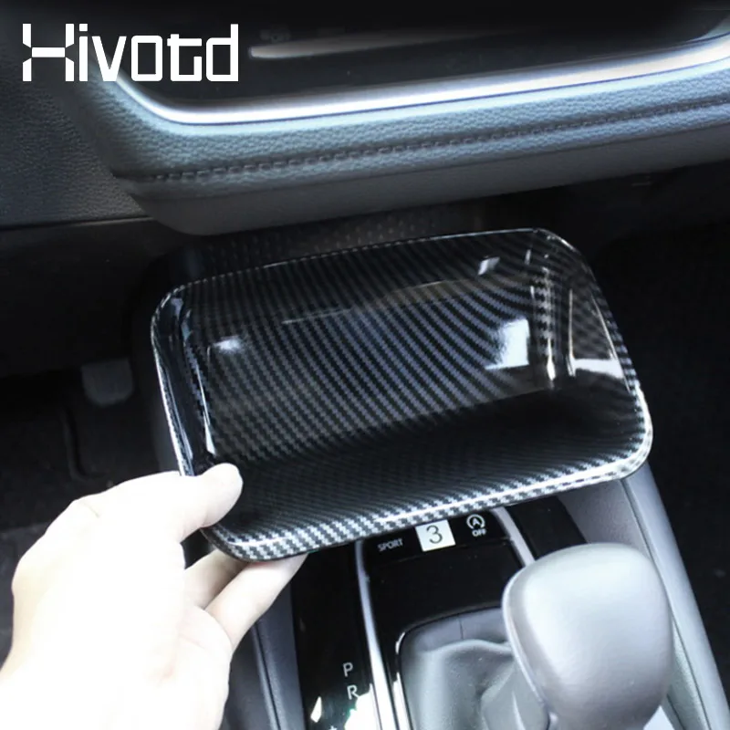 صندوق تخزين التحكم المركزي حاوية خزان ملحقات الديكور الداخلي منظم أجزاء تصفيف السيارة لسيارة تويوتا كورولا سيدان 2020 #5