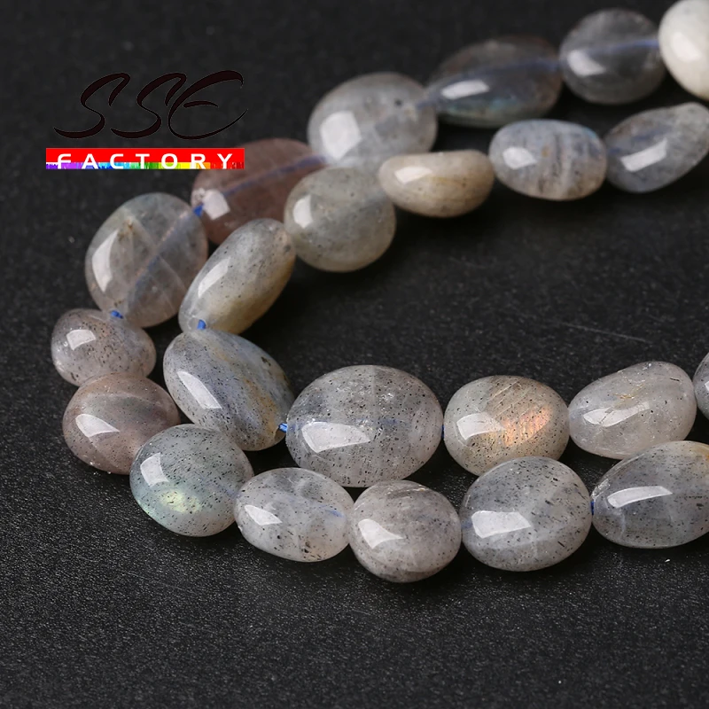 Natural Stone Beads 6-8mm Irregular Labradorite Stone Beads Loose Spacer Beads For Jewelry Making DIY Bracelet Necklace 15inches