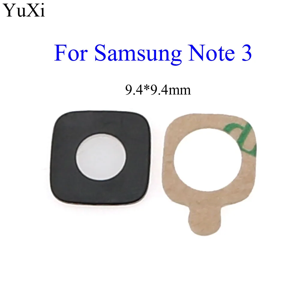 YuXi Back Rear Camera Glass Lens Cover Ring with Sticker for samsung Galaxy Note 3 4 5 8 N920 Note8 Note3 Note5 N950