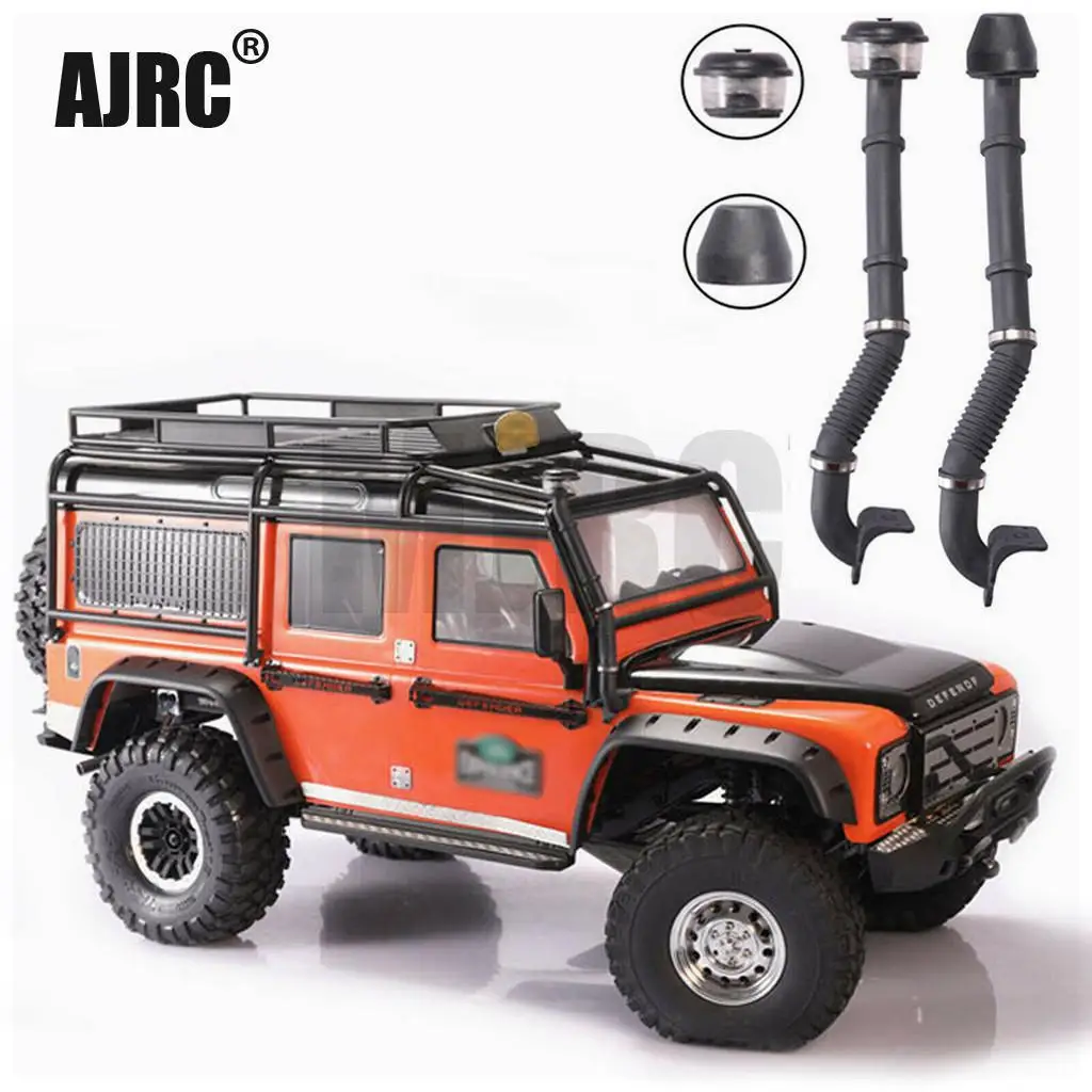 ラジコンカー用ajrcリモコン,D90 d110 defender rax TRX-4,シミュレートされたシュノーケル,アクセサリセット,wx4