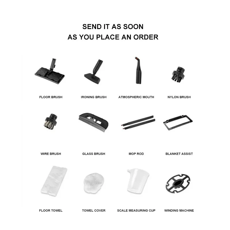 ไอน้ำทำความสะอาด Steam Mop Sanitizing สูงอุณหภูมิความดันสูง Home Range Hood เครื่องปรับอากาศรถยนต์