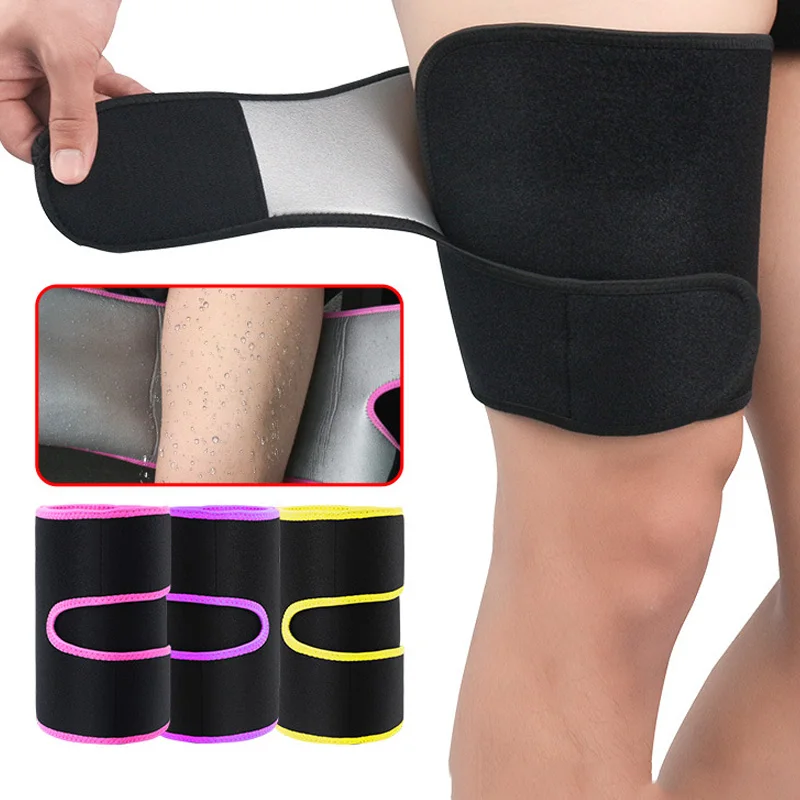 

Slimming Leg Shaper Sauna Sweat Thigh Trimmers Warmer Slender Shaping Legs Belt Fat Burning Wraps Thermo Neoprene Compress Belt