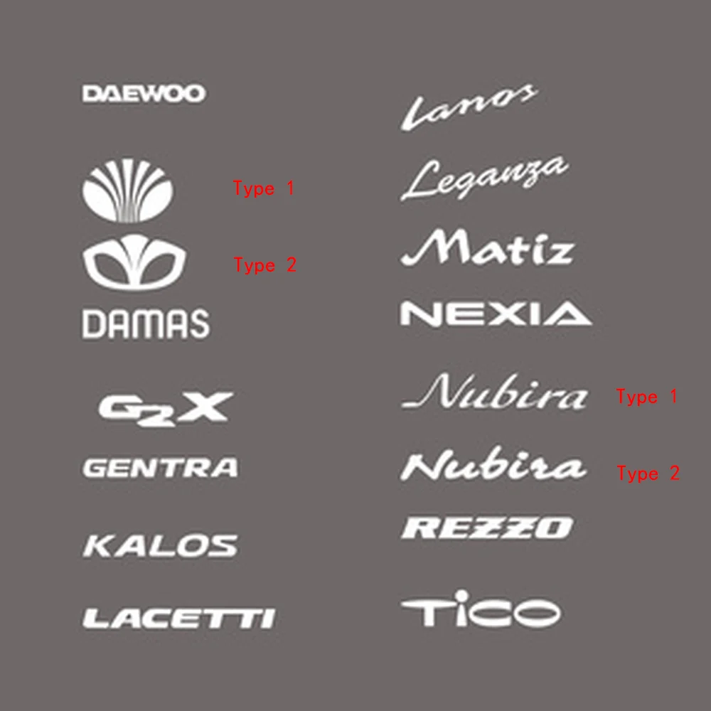 Car Side Stickers Body Stripes Vinyl Decal For Daewoo Damas G2X Gentra Kalos Lacetti Lanos Leganza Matiz Nexia Nubira Rezzo Tico