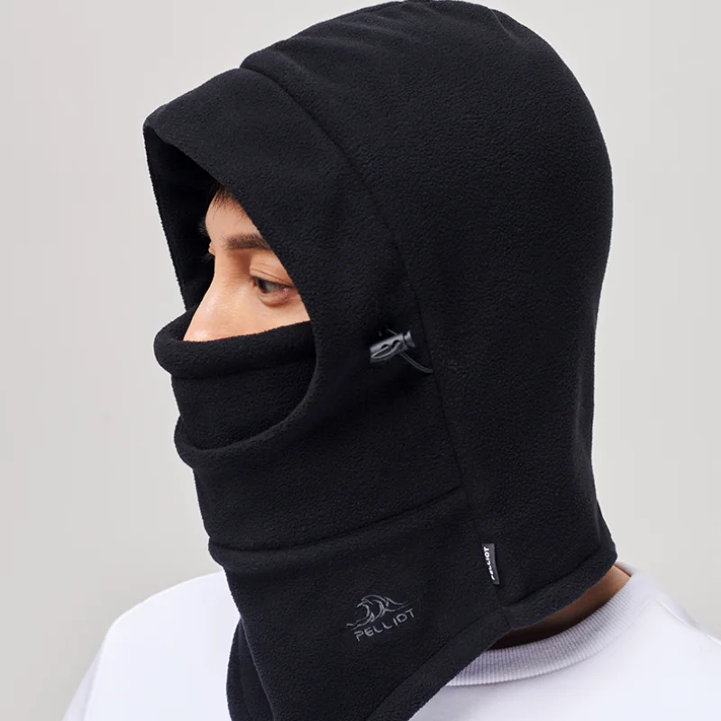 Youpin-PELLIOT 겨울 따뜻한 양털 비니 모자, 남성 여성용 발라클라바 페이스 마스크 넥 워머 야외 사이클링 남성 스키 모자