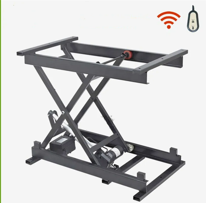 EU Delivery Smart custom home accessories Wired wireless electric lift coffee table dining table hardware folding iron frame