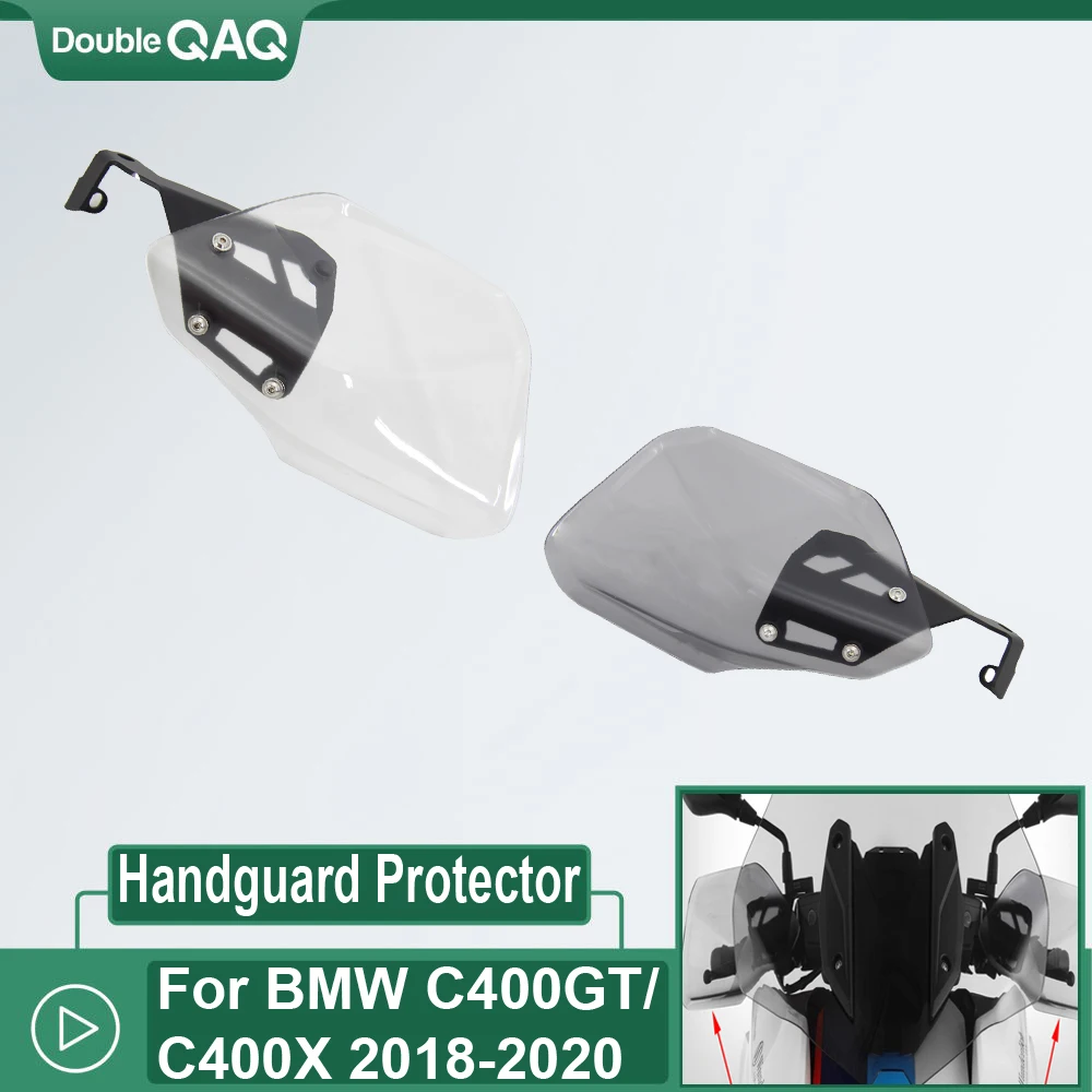 

Motorcycle For BMW C400X C400GT 2018-2020 C 400 X/GT C400 X GT Handguard Hand Guard Shield Protector Windshield