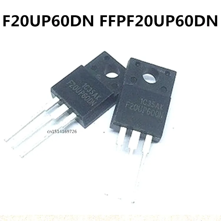 Original new 5pcs/ F20UP60DN FFPF20UP60DN 20A/600V TO-220F