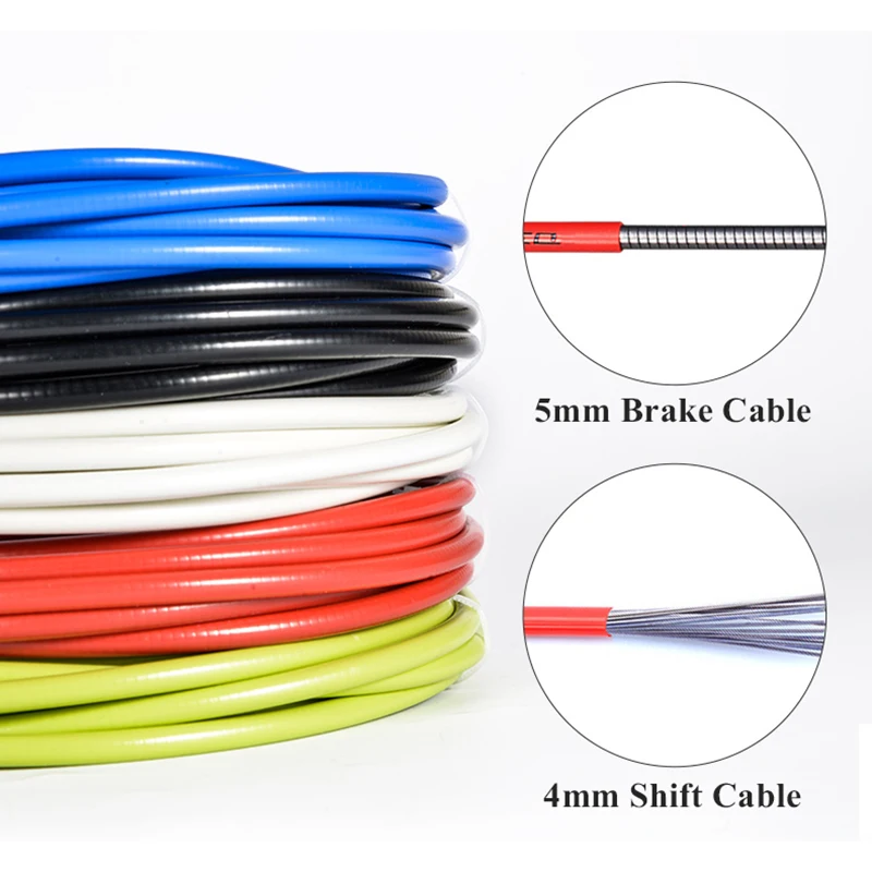 3M Bike Brake Housing/Shift Housing Bike Brake Cable Line Tube 4mm/5mm Bicycle Derailleur Line For MTB Road Bike