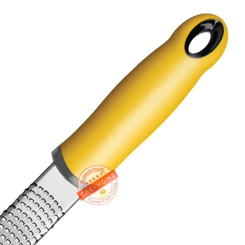 Citrus Lemon Zester & Cheese Grater-Parmesan Cheese, Lemon, Ginger, Garlic, Nutmeg, Chocolate, Vegetables, Fruits, kitchen tools