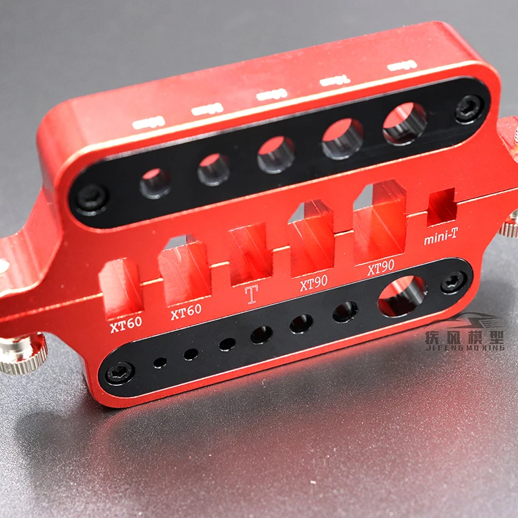 RC metal mini red soldering tool holder model car drone marine welding tool T plug connector XT60 XT90