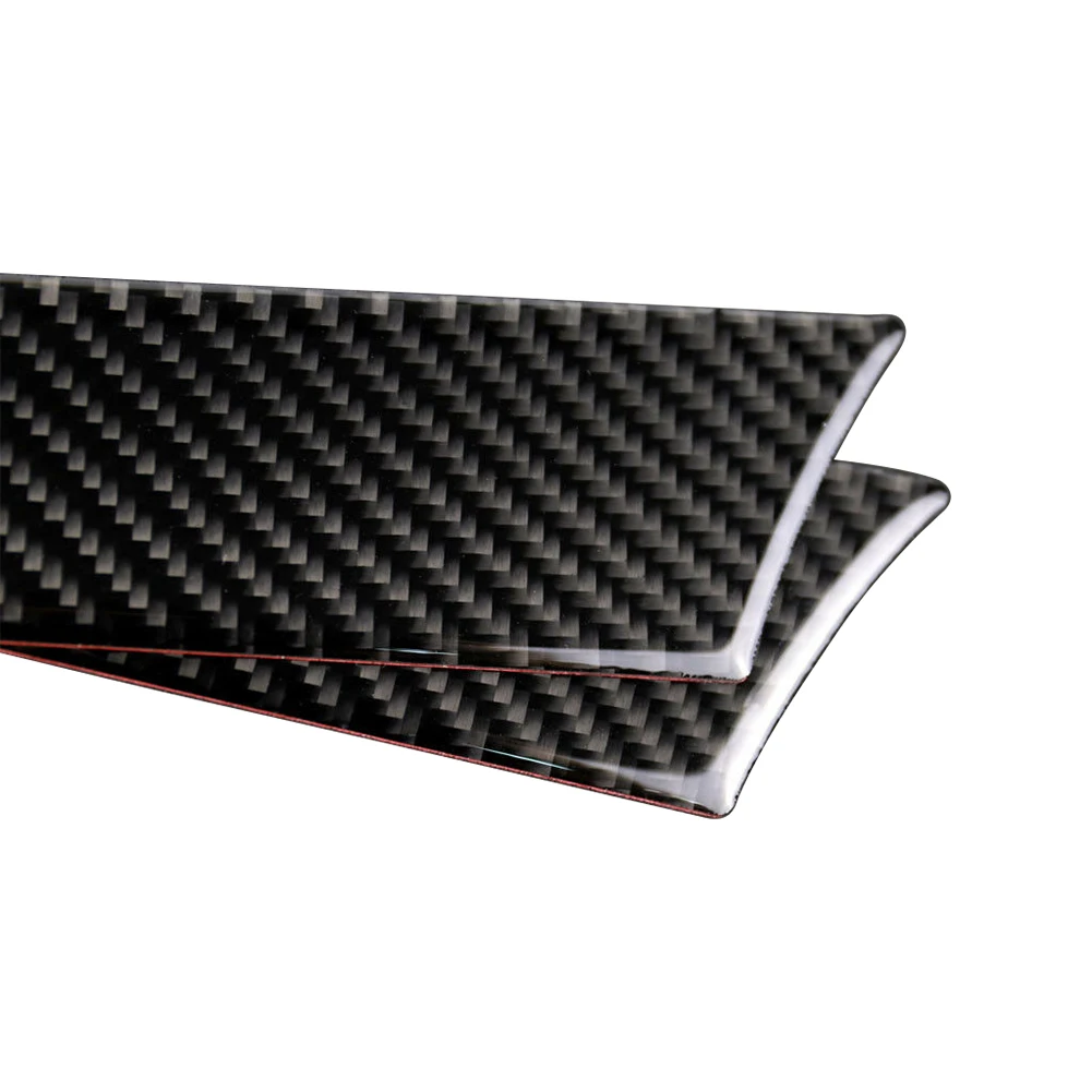 Car Interior Door Panel Cover Trim Sticker 4Pcs For Audi A4 B8 2009 2010 2011 2012 2013 2014 2015 2016 Carbon Fiber ABS Plastic