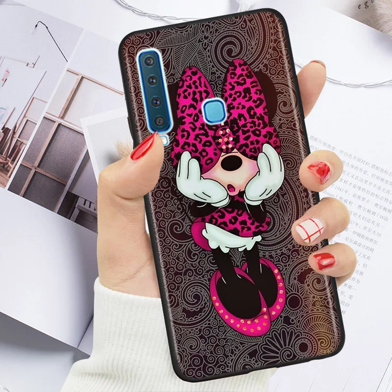 Silicone Case Disney Minnie Mouse For Samsung Galaxy A9 A8 A7 A6 A6S A8S Plus A5 A3 Star 2018 2017 2016 Phone Case