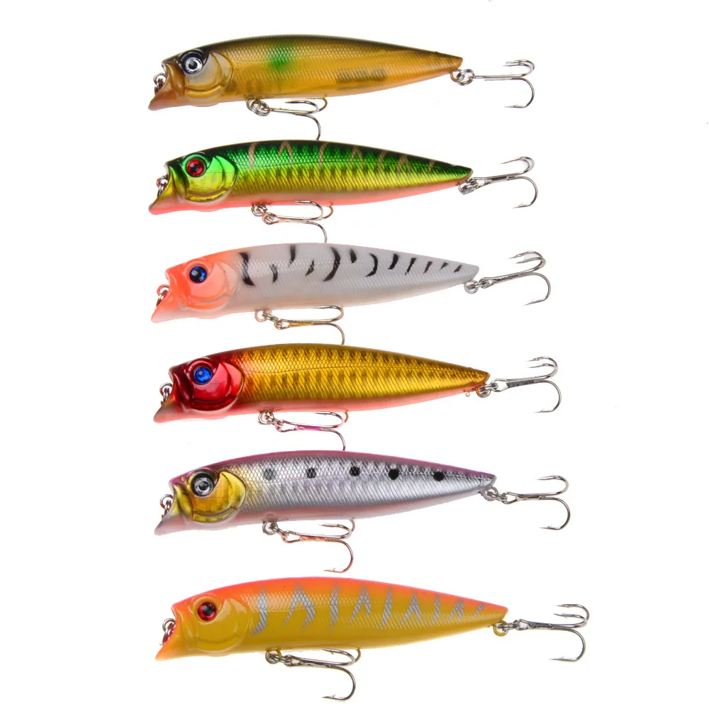 1Pcs Popper Fishing Lures 9.2cm/11.5g Top Water Wobblers Hard Fake Baits Crankbaits Sea Bass Isca Artificial Fishing Tackle