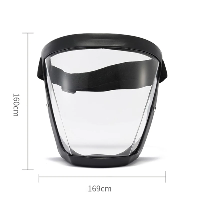 Écran facial complet pour cuisine, écran transparent, anti-éclaboussures d'huile pour la maison, lunettes de sécurité pour le visage, anti-buée, couvre-tête, 8.26 × 6.29 pouces